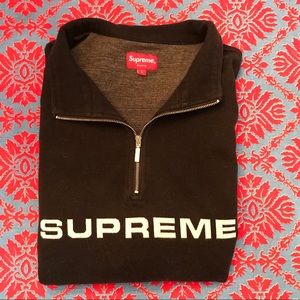 Supreme Jacquard 1/4 Zip Sweater